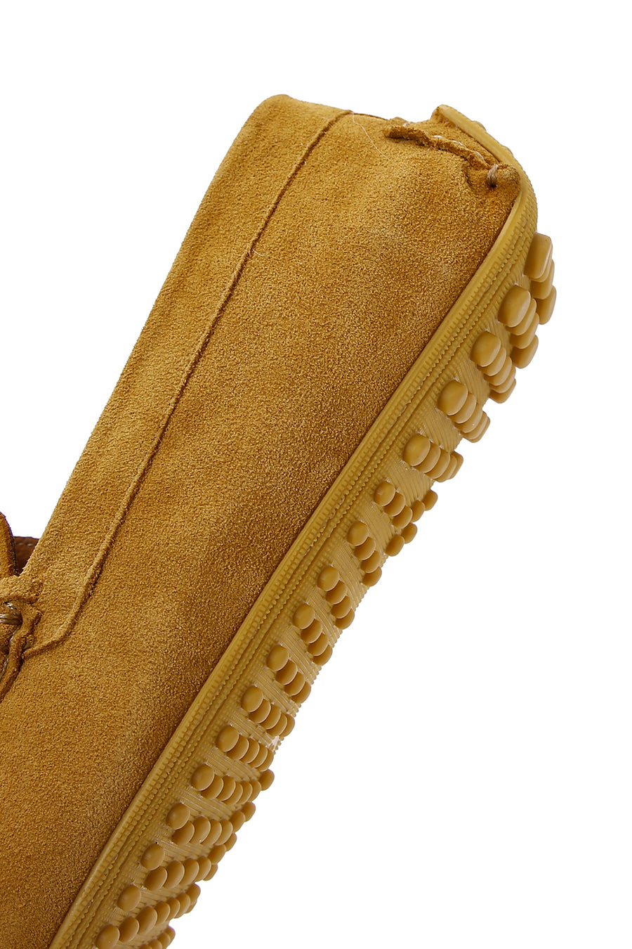 Men's Yellow Suede Leather Tasseled Daily Loafer