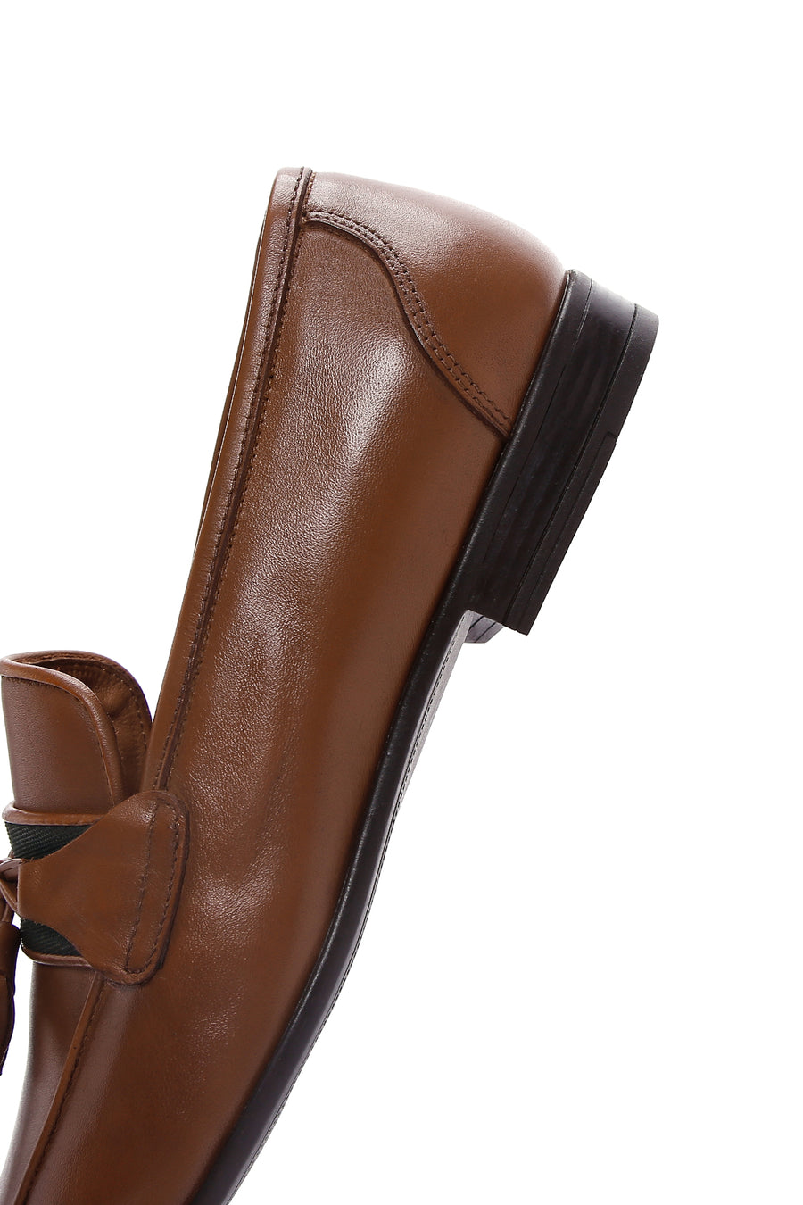 Men's Brown Leather Tasseled Classic Loafer