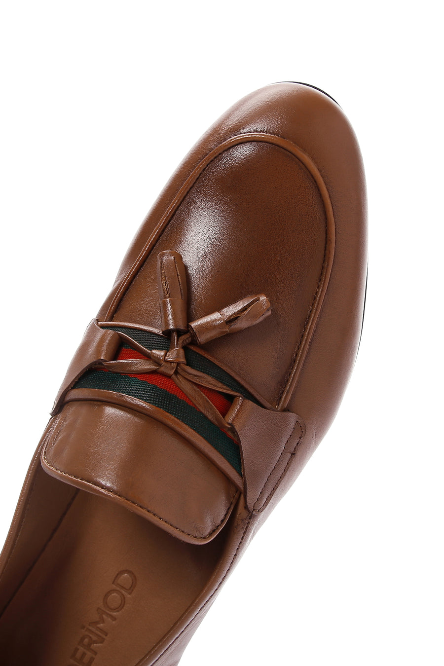 Men's Brown Leather Tasseled Classic Loafer