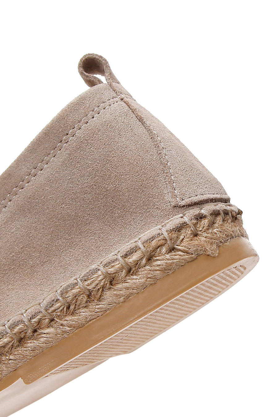 Men's Beige Suede Leather Espadrille