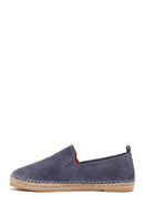 Men's Gray Suede Leather Espadrilles | Derimod