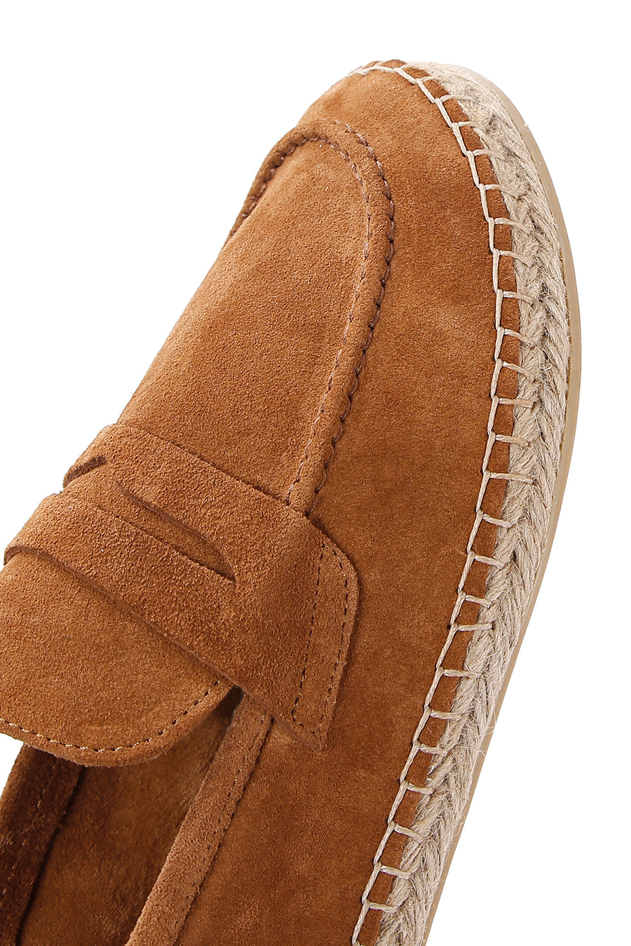 Men's Tan Suede Leather Espadrille