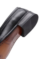 Erkek Siyah Deri Klasik Loafer | Derimod