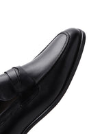 Erkek Siyah Deri Klasik Loafer | Derimod