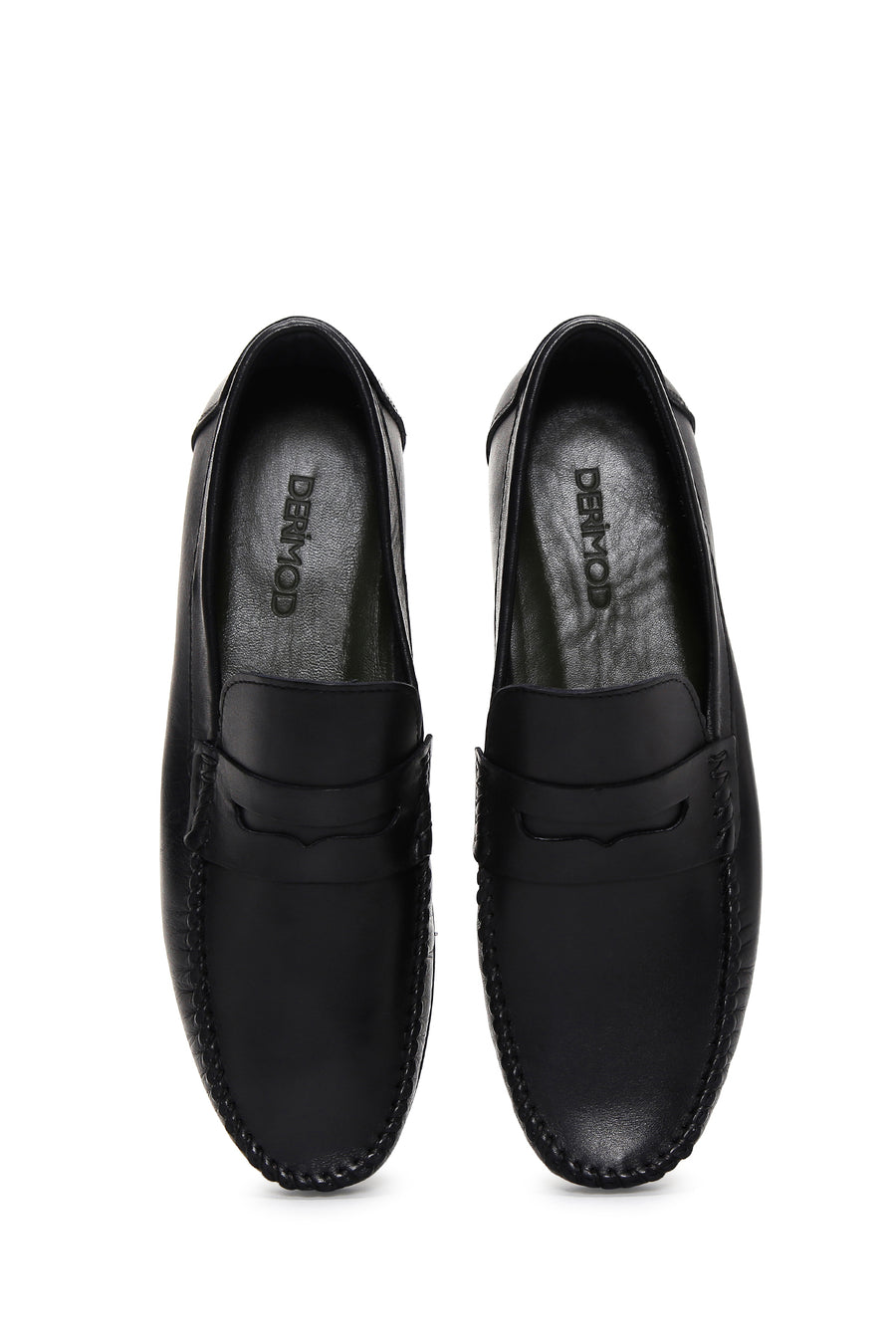 Men's Black Leather Classic Loafer