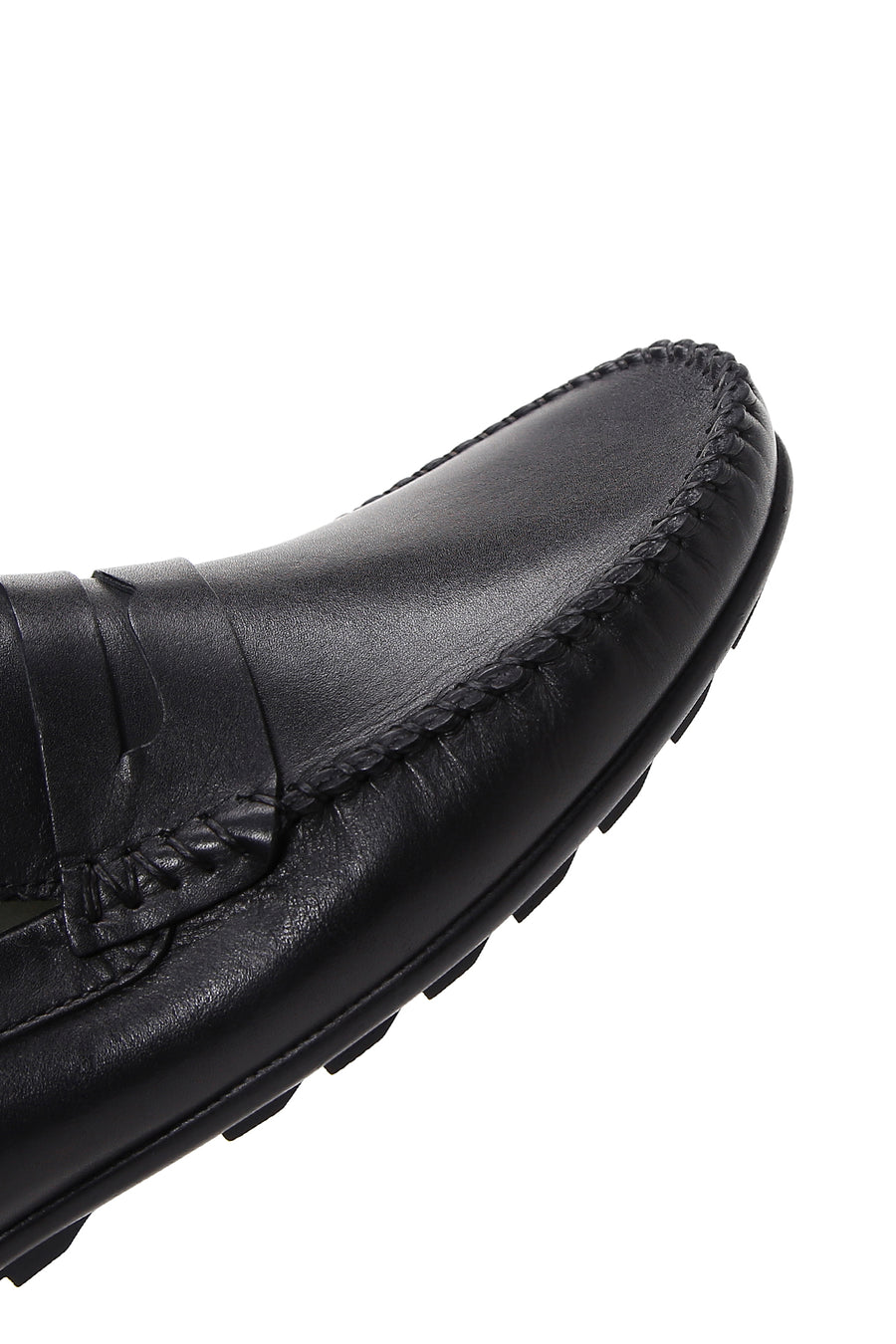 Men's Black Leather Classic Loafer