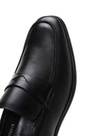 Erkek Siyah Deri Klasik Loafer | Derimod