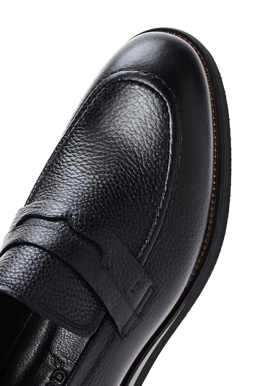 Erkek Siyah Deri Casual Loafer