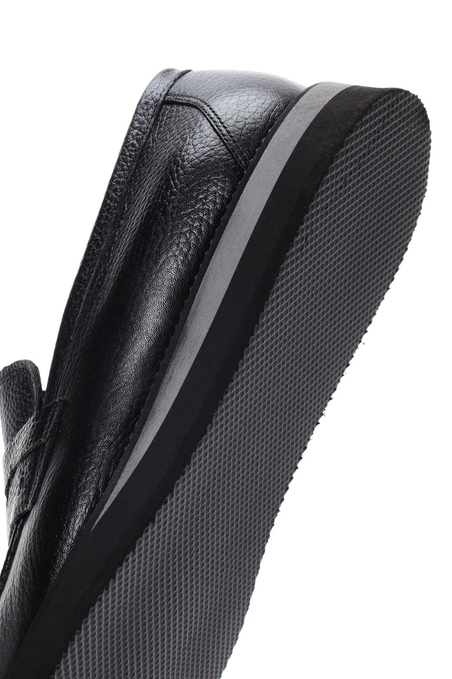 Erkek Siyah Deri Casual Loafer