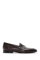 Erkek Kahverengi Deri Klasik Loafer | Derimod