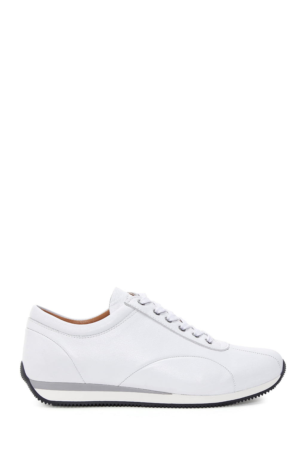 Erkek Beyaz Deri Sneaker