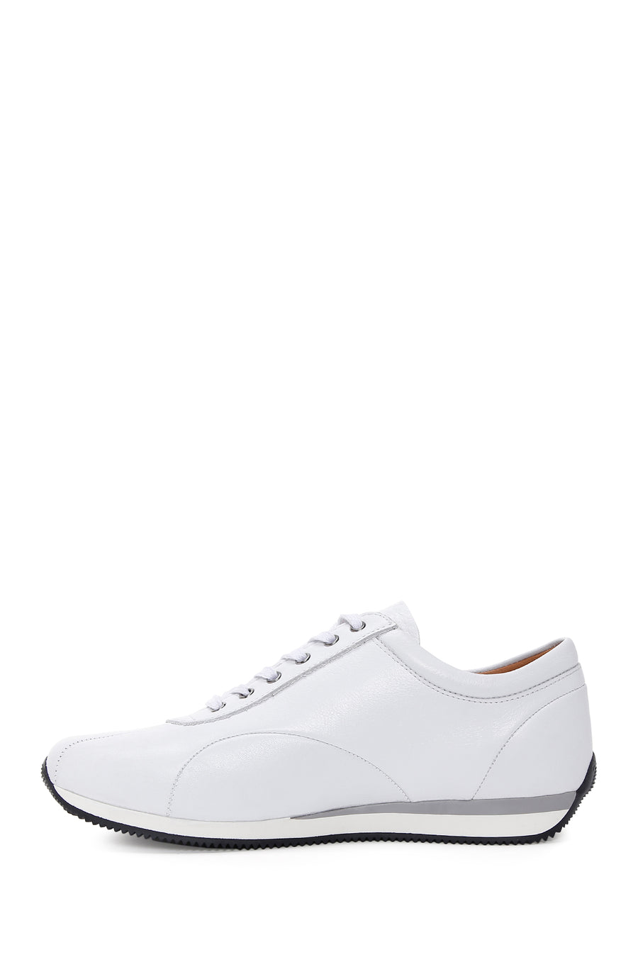 Erkek Beyaz Deri Sneaker