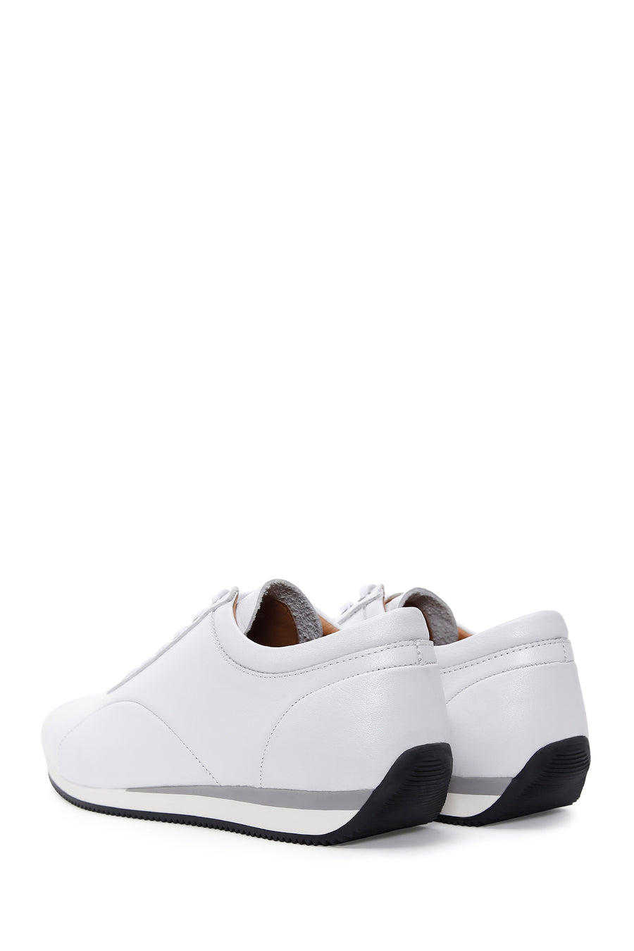 Erkek Beyaz Deri Sneaker