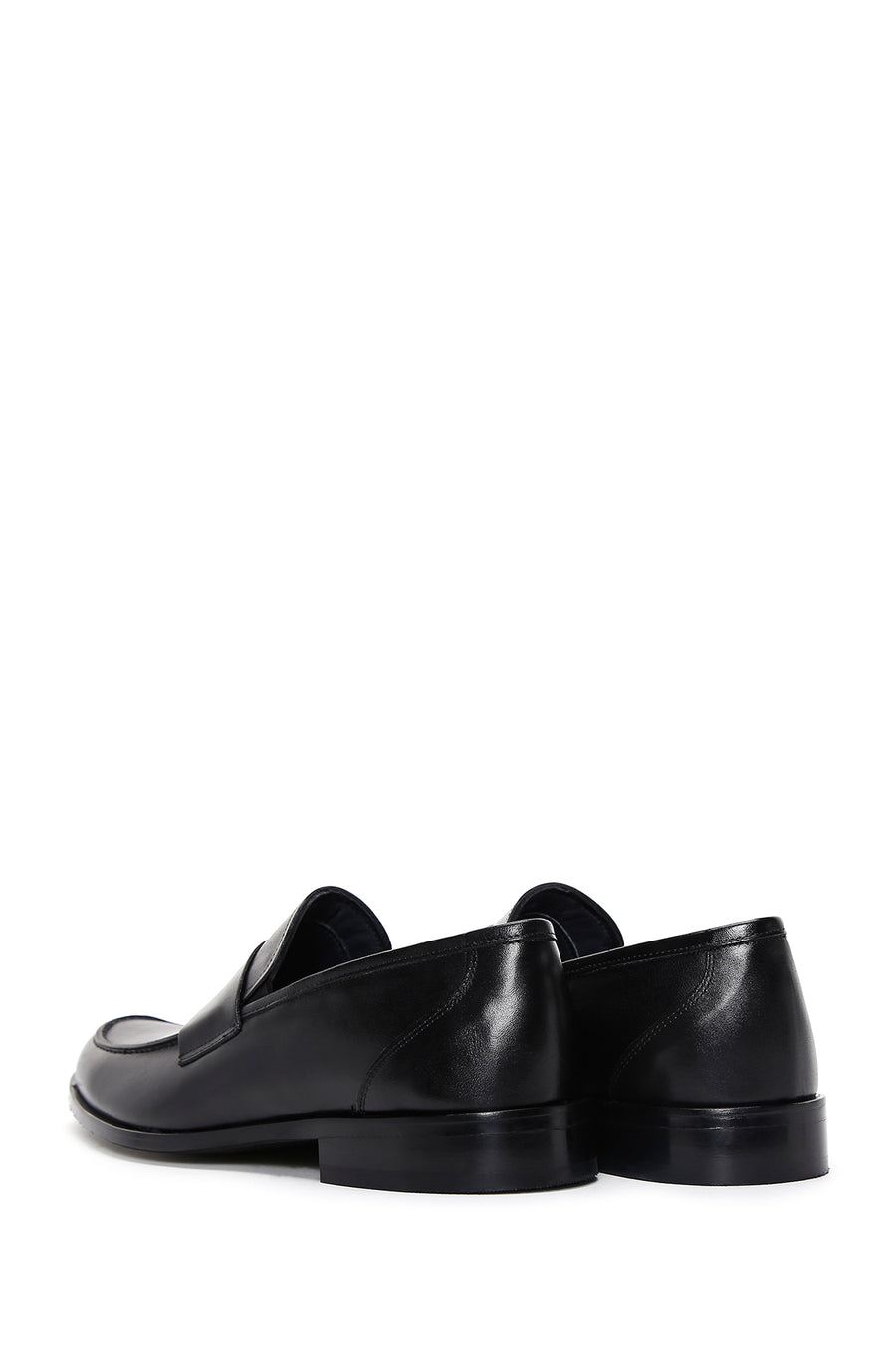 Erkek Siyah Deri Klasik Loafer