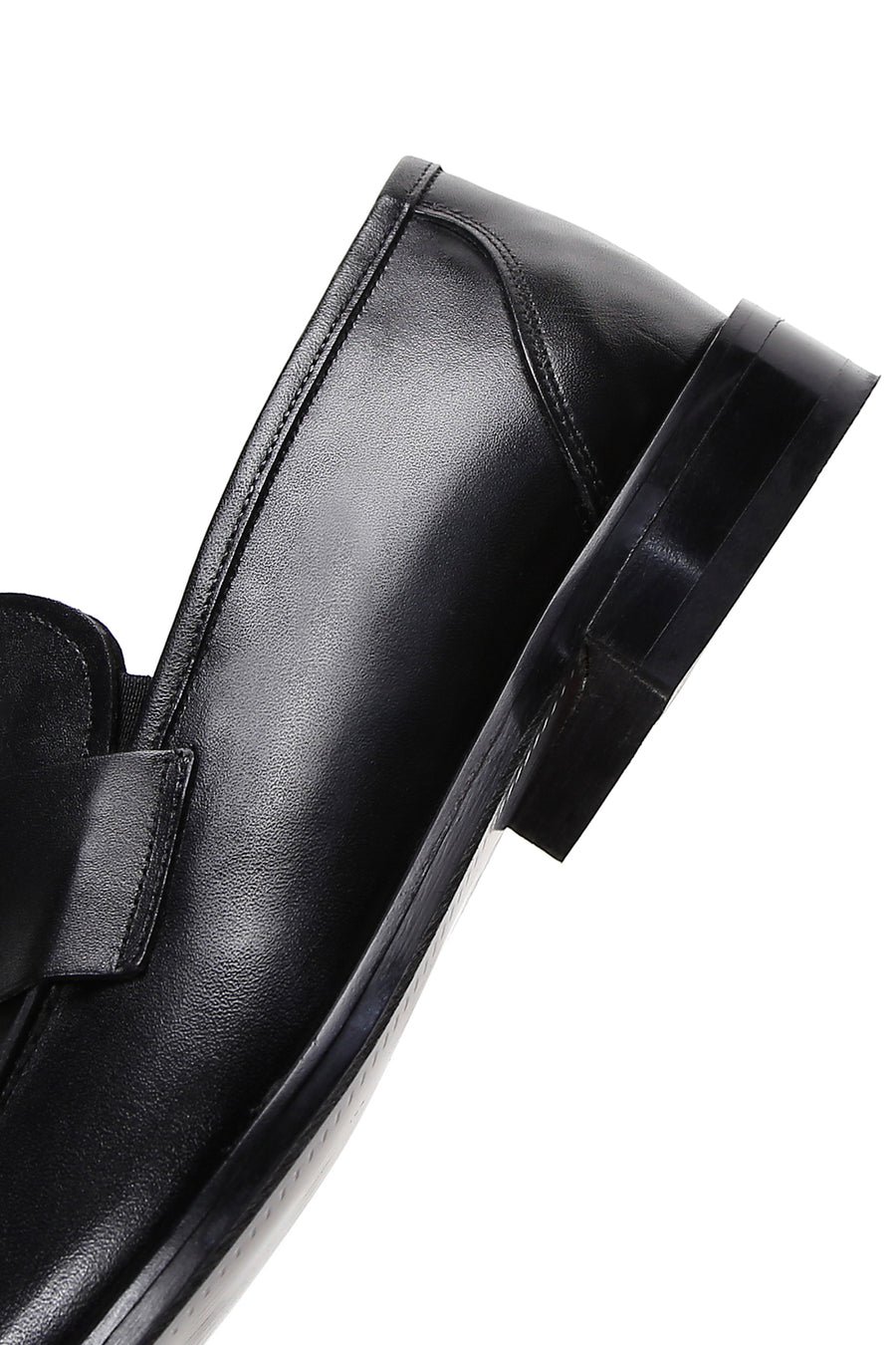 Erkek Siyah Deri Klasik Loafer