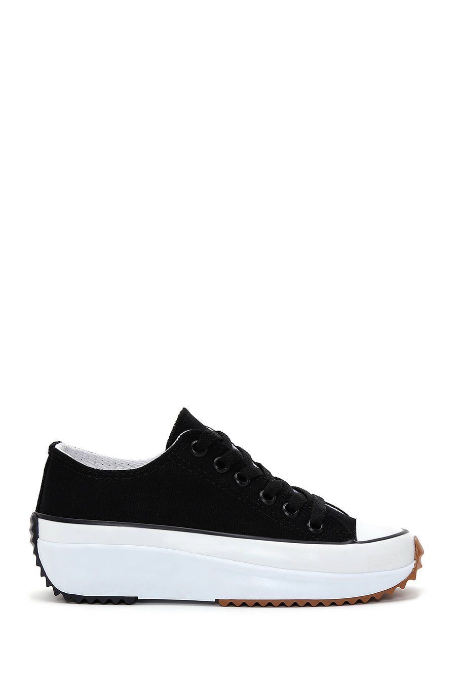 Women's Black Thick Soled Sneaker 23SFE14606F | Derimod