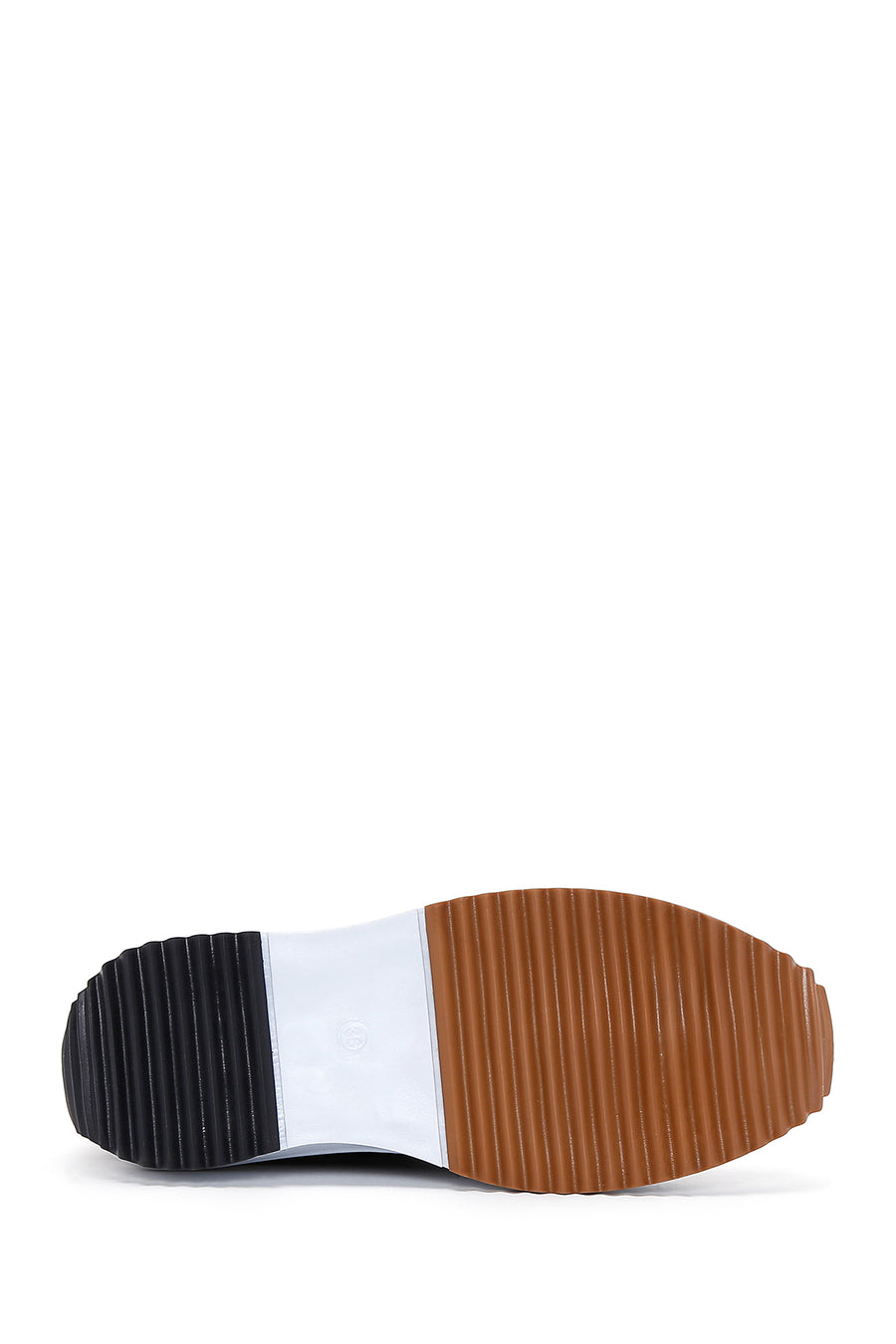Women's Black Thick Soled Sneaker