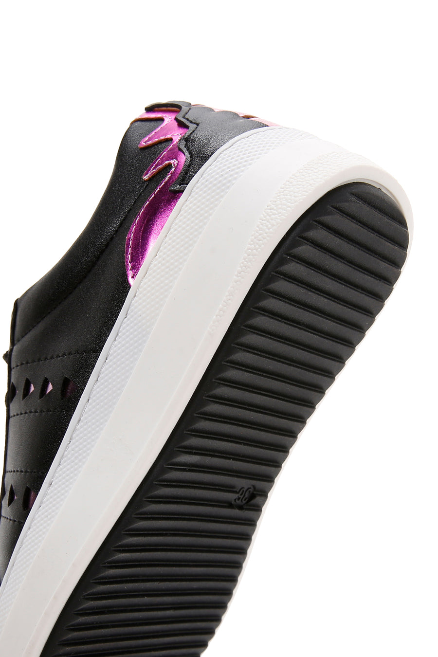 Kadın Siyah Desenli Sneaker