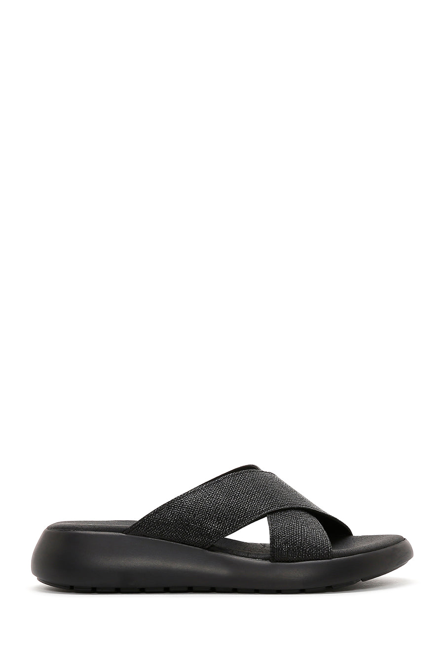Women's Black Comfort Slippers 23SFE235126 | Derimod