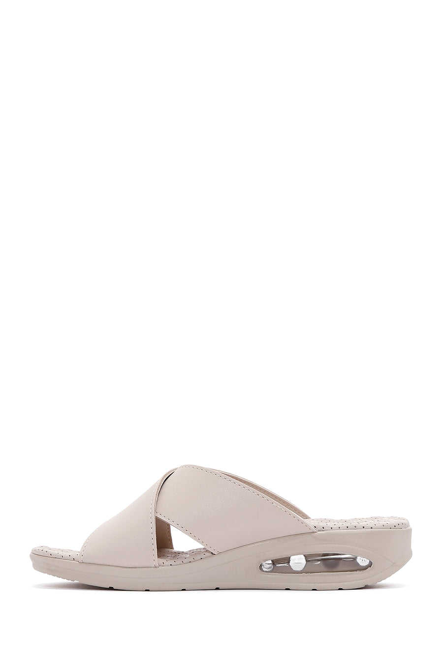 Women's Ecru Comfort Slippers