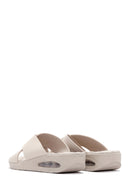 Women's Ecru Comfort Slippers | Derimod
