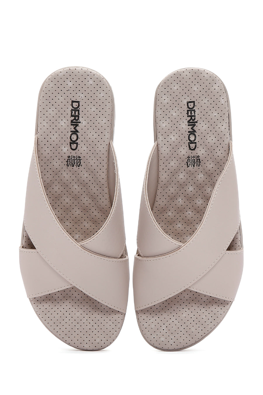 Women's Ecru Comfort Slippers