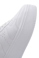 Women's White Thick Soled Sneaker | Derimod