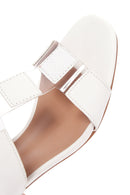 Women's White Thick Heeled Sandals | Derimod