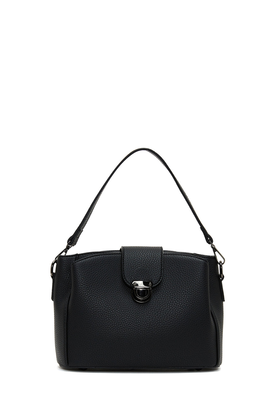 Women's Black Long Strap Crossbody Bag