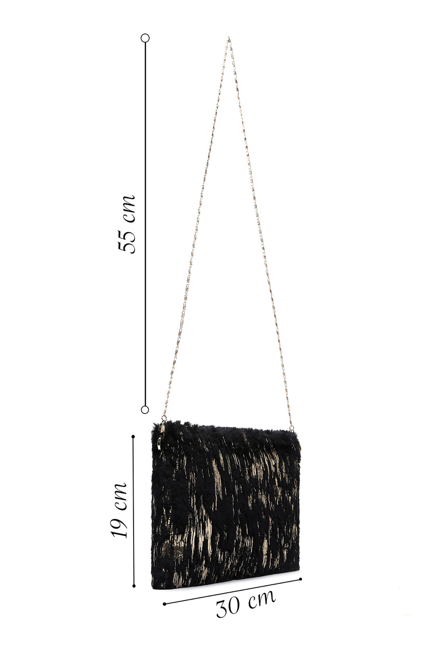 Women's Black Clutch Bag