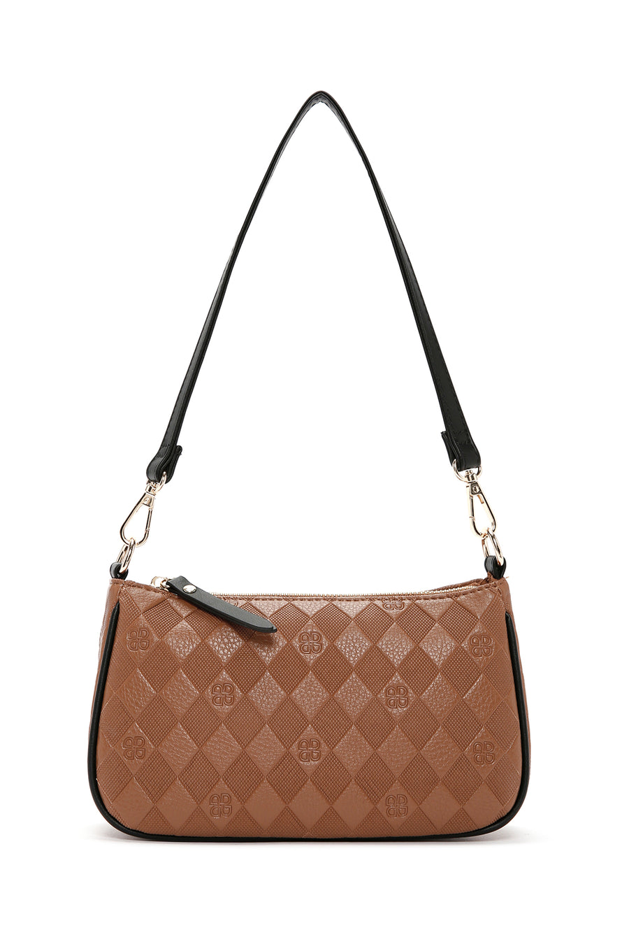 Women's Tan Long Strap Shoulder Bag