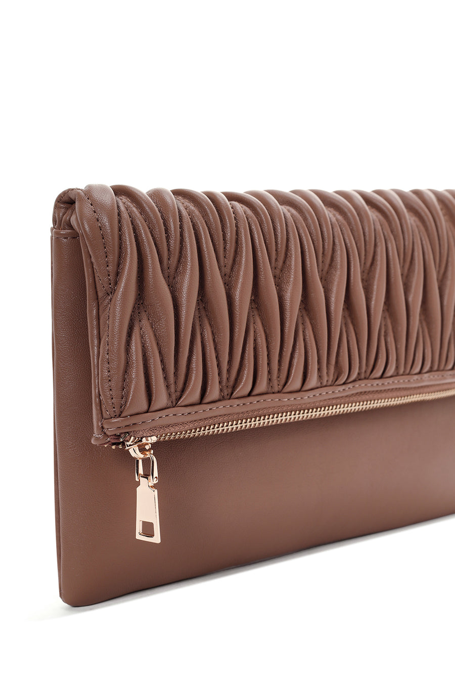 Women's Brown Long Chain Strap Crossbody Bag