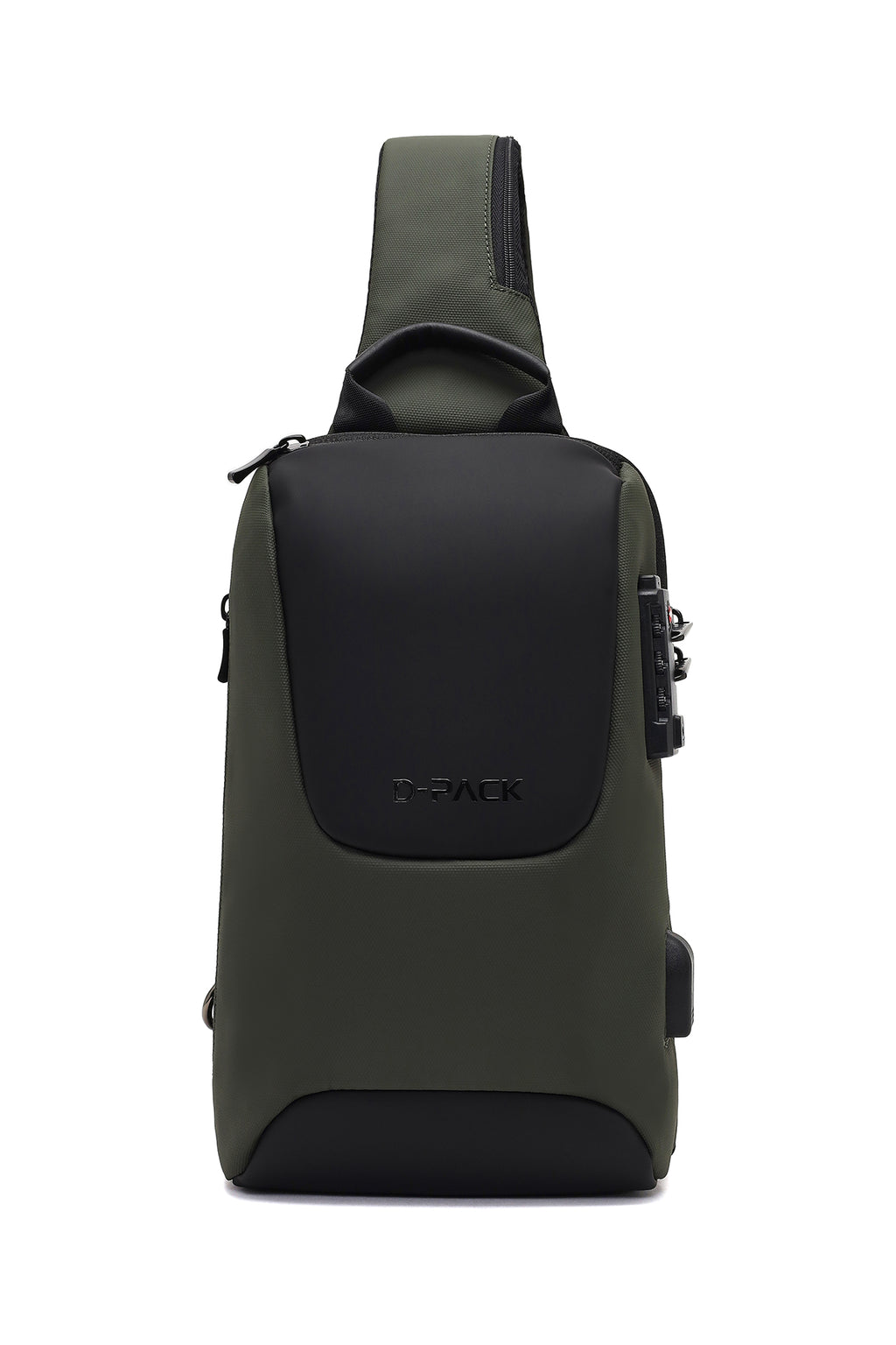 D-Pack Erkek Haki Teknolojik Çapraz Çanta