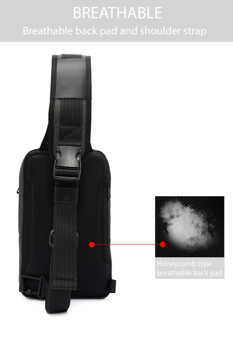 D-Pack Erkek Yeşil Uzun Askılı Omuz Çantası
