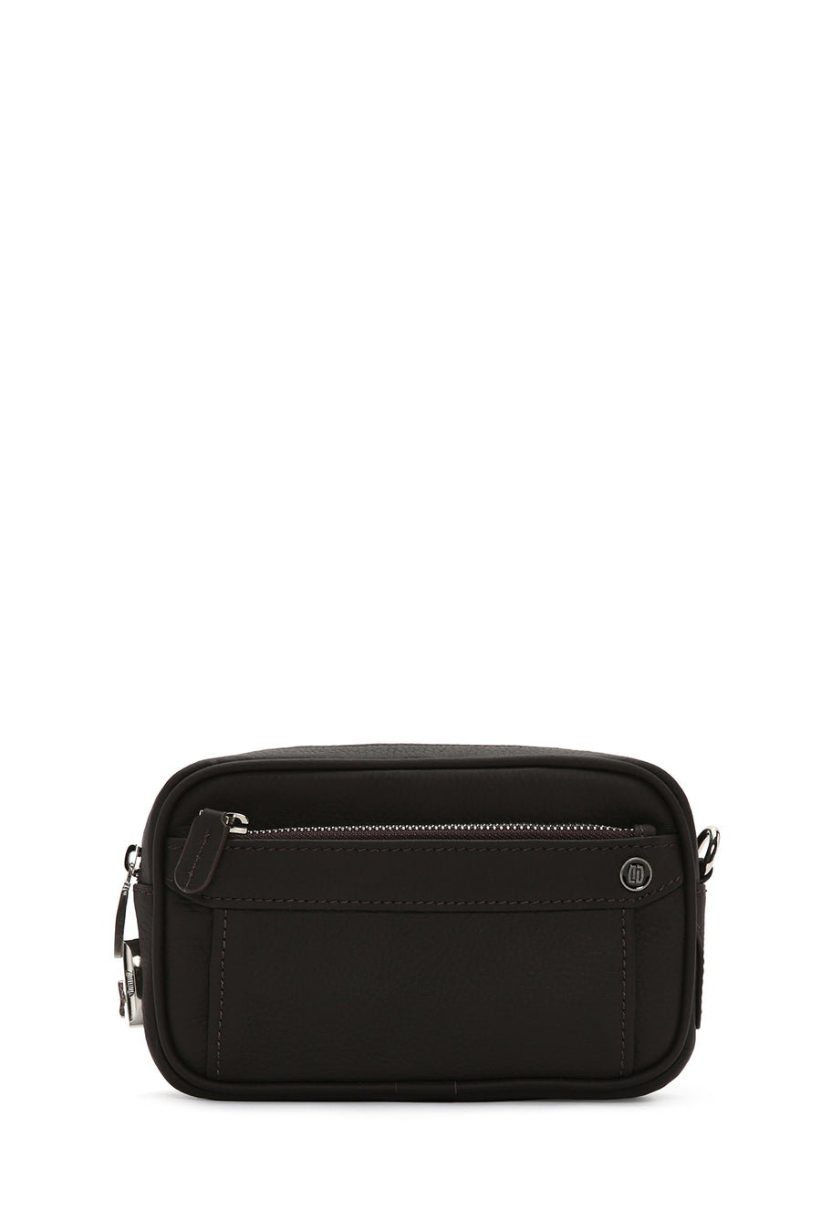 Men's Brown Leather Handbag
