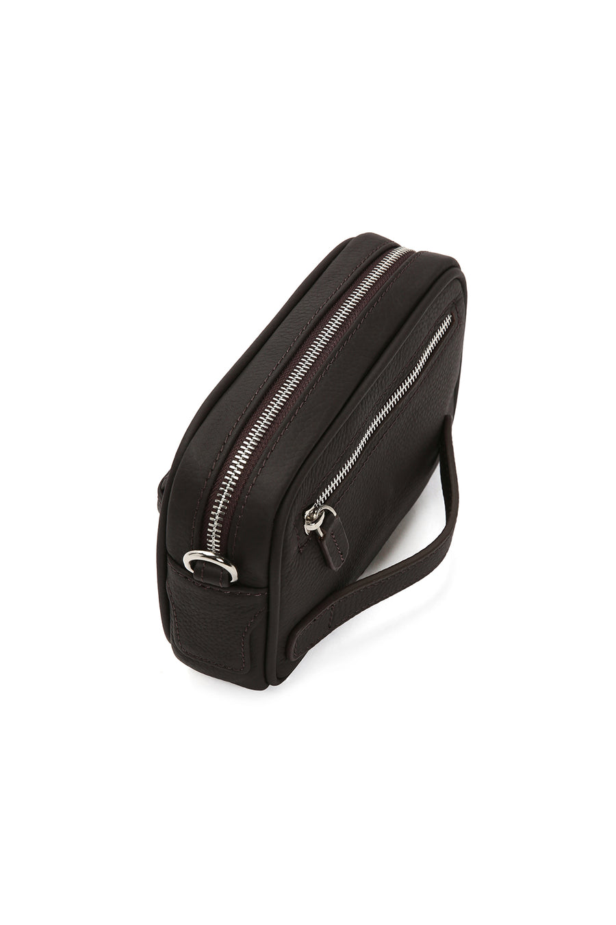 Men's Brown Leather Handbag