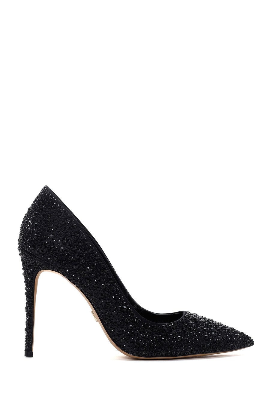 Kadın Siyah Deri İnce Yüksek Topuklu Stiletto 23WFD1204TS | Derimod