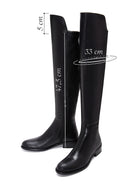 Women's Black Leather Boots | Derimod