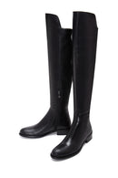 Women's Black Leather Boots | Derimod