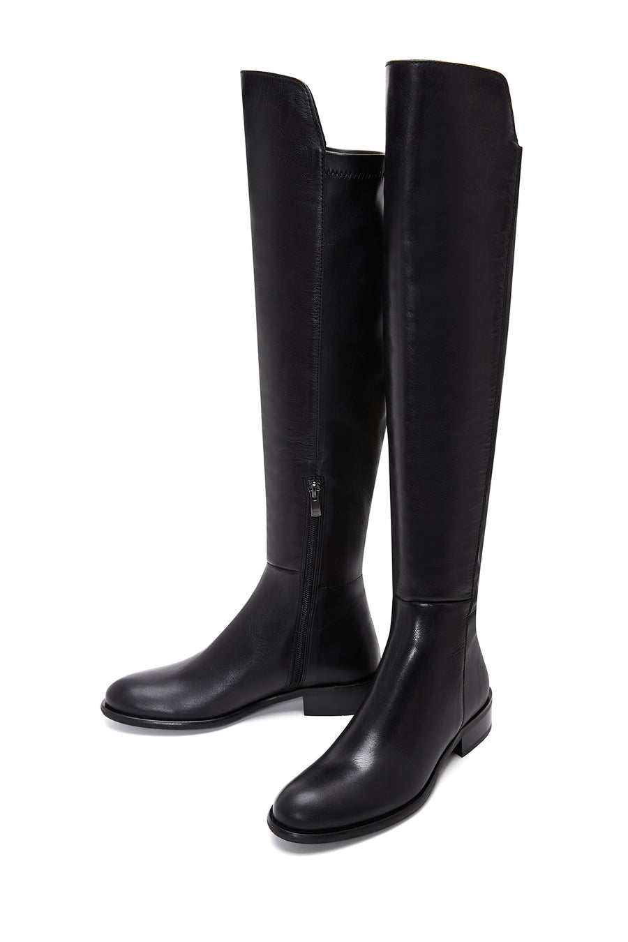 Women's Black Leather Boots