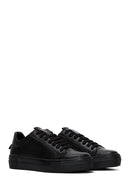 Kadın Siyah Deri Sneaker | Derimod
