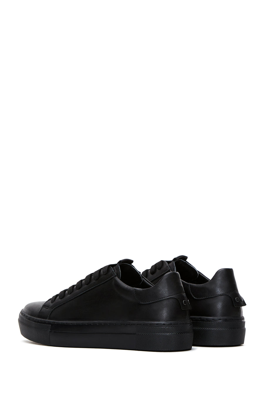 Kadın Siyah Deri Sneaker