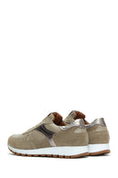 Women's Mink Suede Leather Detailed Sneaker | Derimod