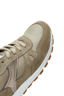 Women's Mink Suede Leather Detailed Sneaker | Derimod
