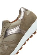 Women's Mink Suede Leather Detailed Sneaker | Derimod