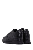 Kadın Siyah Kalın Tabanlı Deri Casual Sneaker | Derimod
