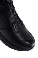 Kadın Siyah Kalın Tabanlı Deri Casual Sneaker | Derimod