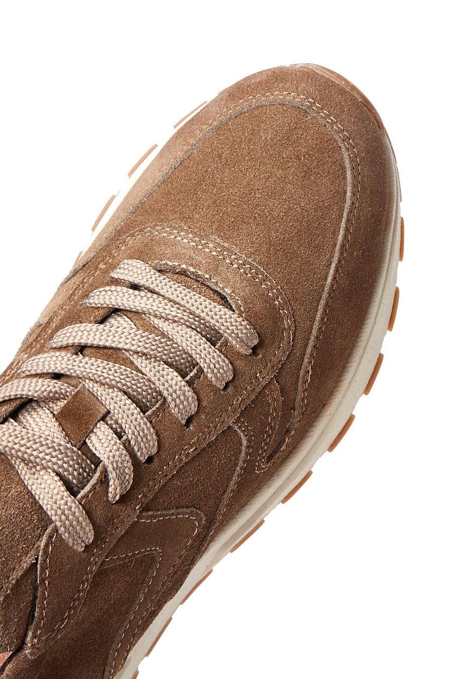 Kadın Vizon Süet Deri Sneaker
