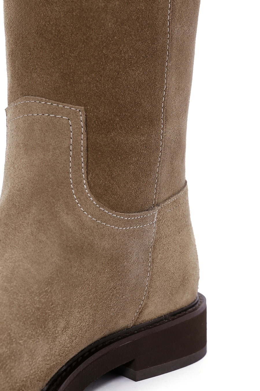 Women's Brown Suede Leather Boots