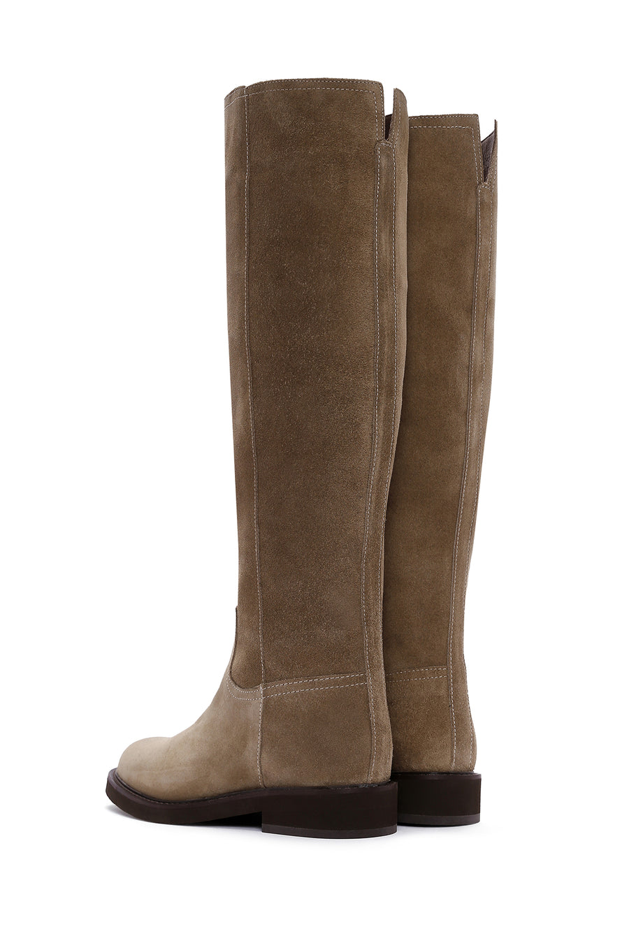 Women's Brown Suede Leather Boots